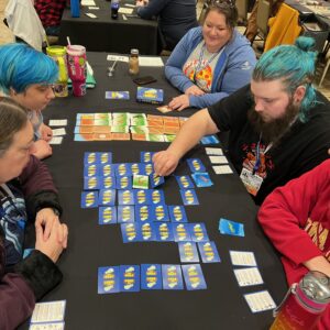 At Evercon near Wausau, WI, it was a tough battle to get all the animals on the ark.